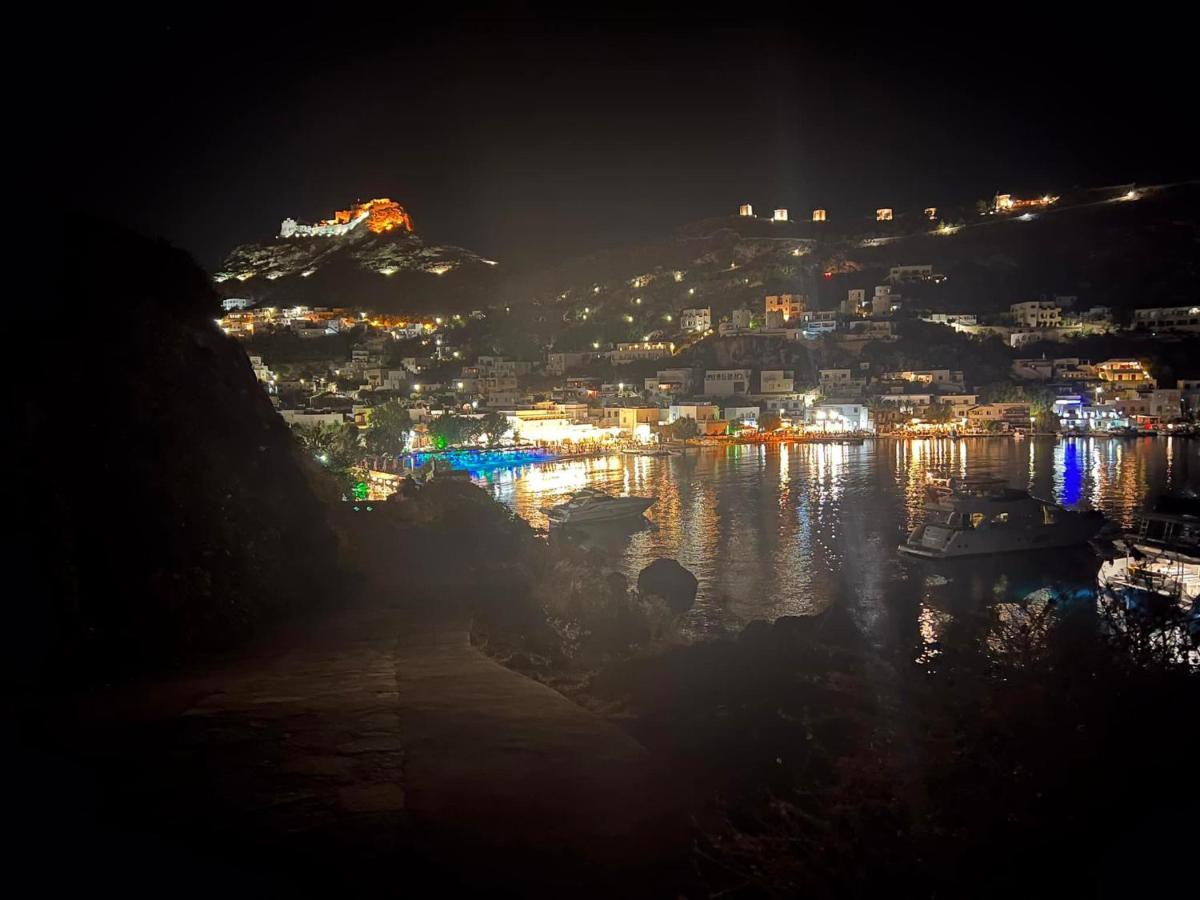 Ονειρόπετρα Λέρος~Oneiropetra Leros Leilighet Panteli Eksteriør bilde