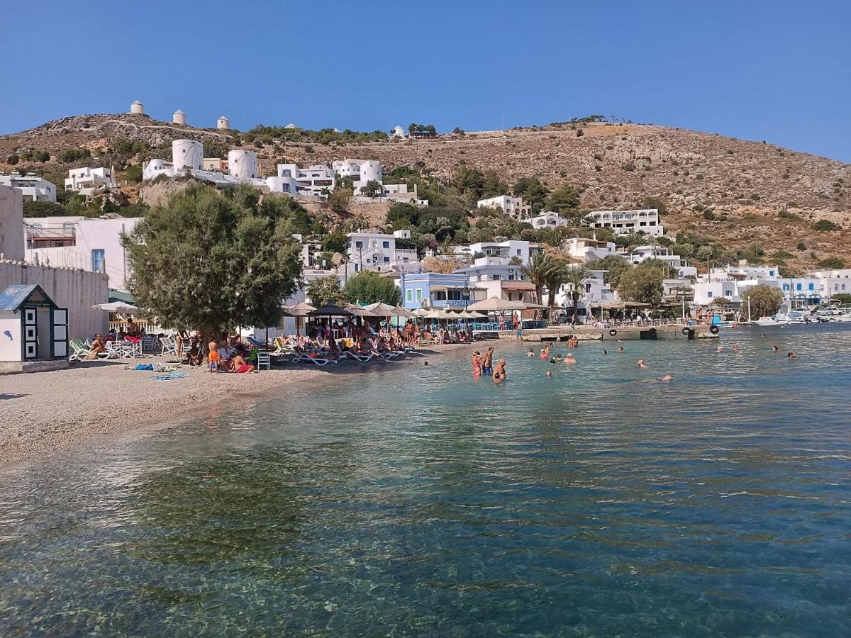Ονειρόπετρα Λέρος~Oneiropetra Leros Leilighet Panteli Eksteriør bilde