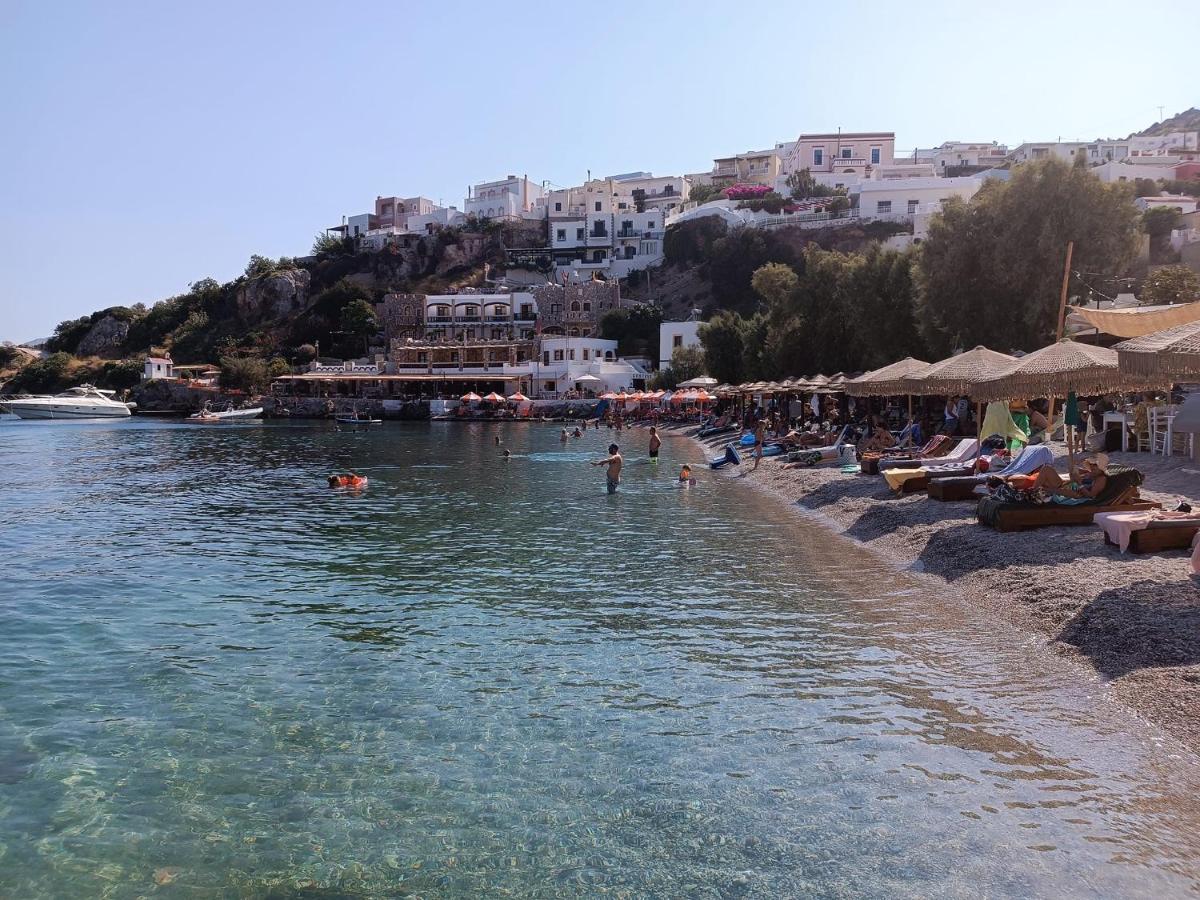 Ονειρόπετρα Λέρος~Oneiropetra Leros Leilighet Panteli Eksteriør bilde